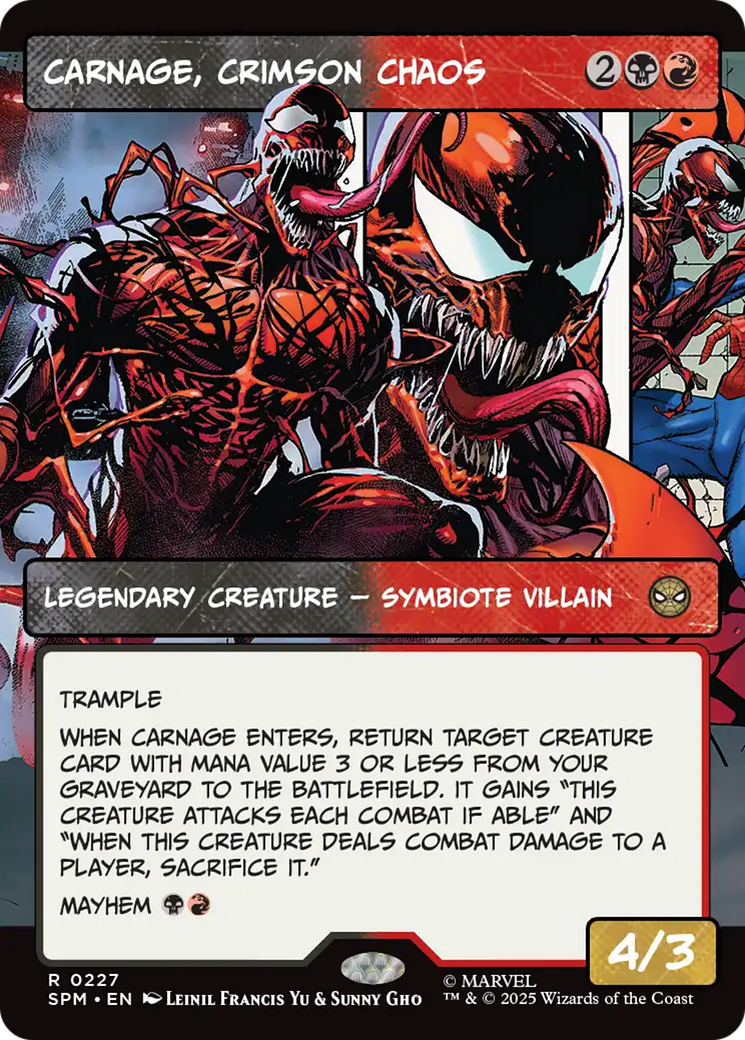 Carnage, Crimson Chaos (Borderless) [Marvel's Spider-Man] | Lots Moore NSW