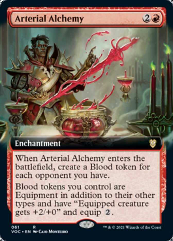 Arterial Alchemy (Extended Art) [Innistrad: Crimson Vow Commander] | Lots Moore NSW