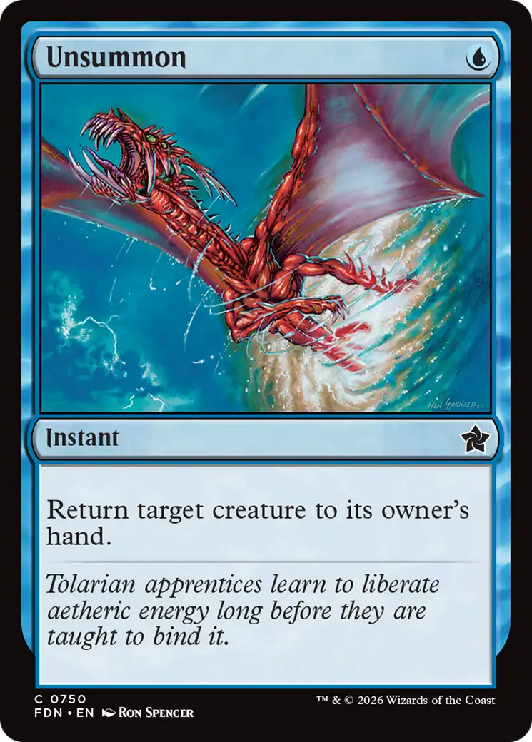 Unsummon (0750) [Foundations] | Lots Moore NSW