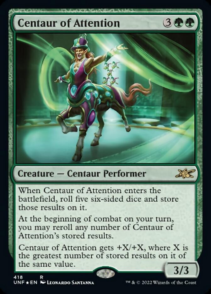 Centaur of Attention (Galaxy Foil) [Unfinity] | Lots Moore NSW