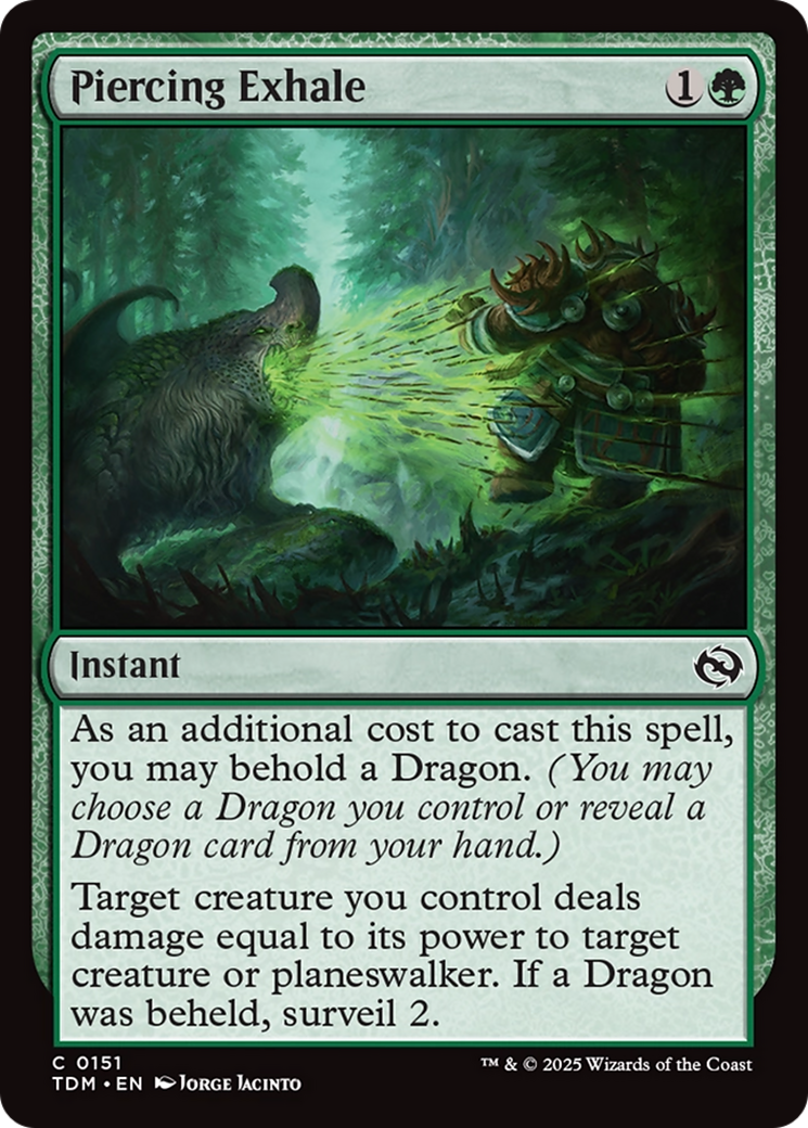 Piercing Exhale [Tarkir: Dragonstorm] | Lots Moore NSW