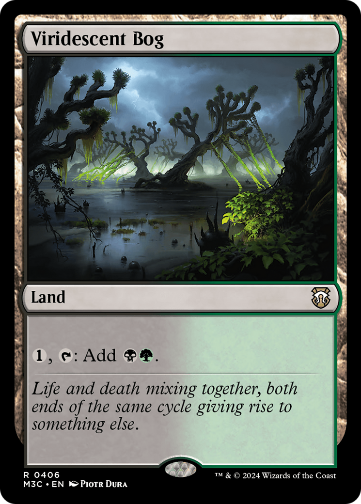 Viridescent Bog (Ripple Foil) [Modern Horizons 3 Commander] | Lots Moore NSW