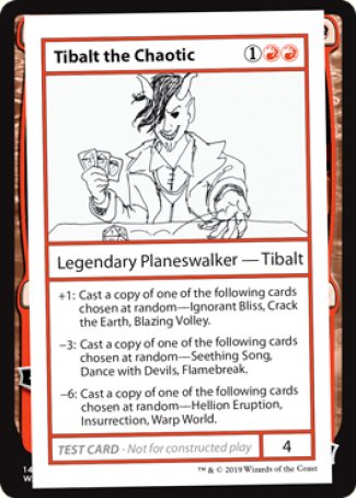 Tibalt the Chaotic (2021 Edition) [Mystery Booster Playtest Cards] | Lots Moore NSW