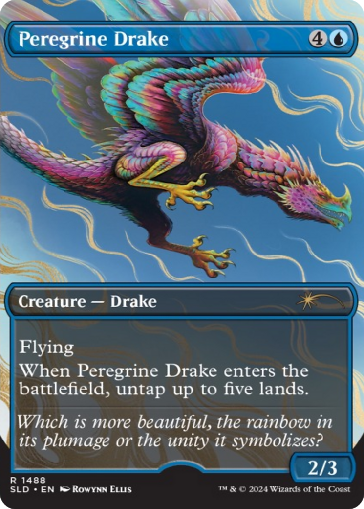 Peregrine Drake (Rainbow Foil) [Secret Lair Drop Series] | Lots Moore NSW