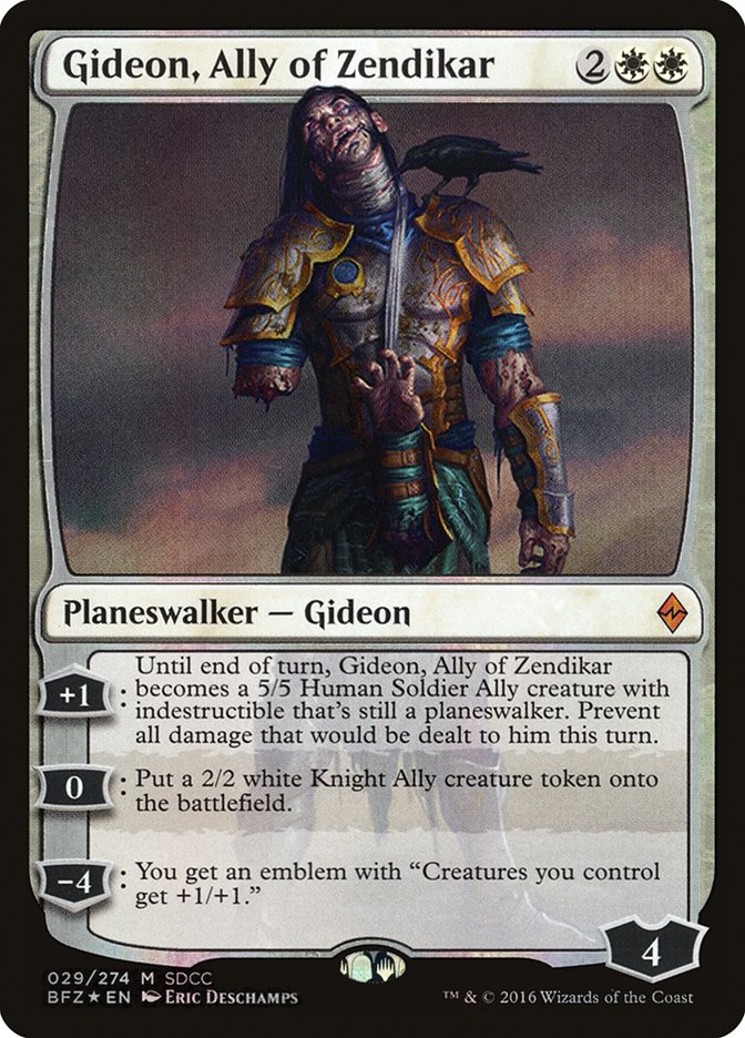 Gideon, Ally of Zendikar [San Diego Comic-Con 2016] | Lots Moore NSW
