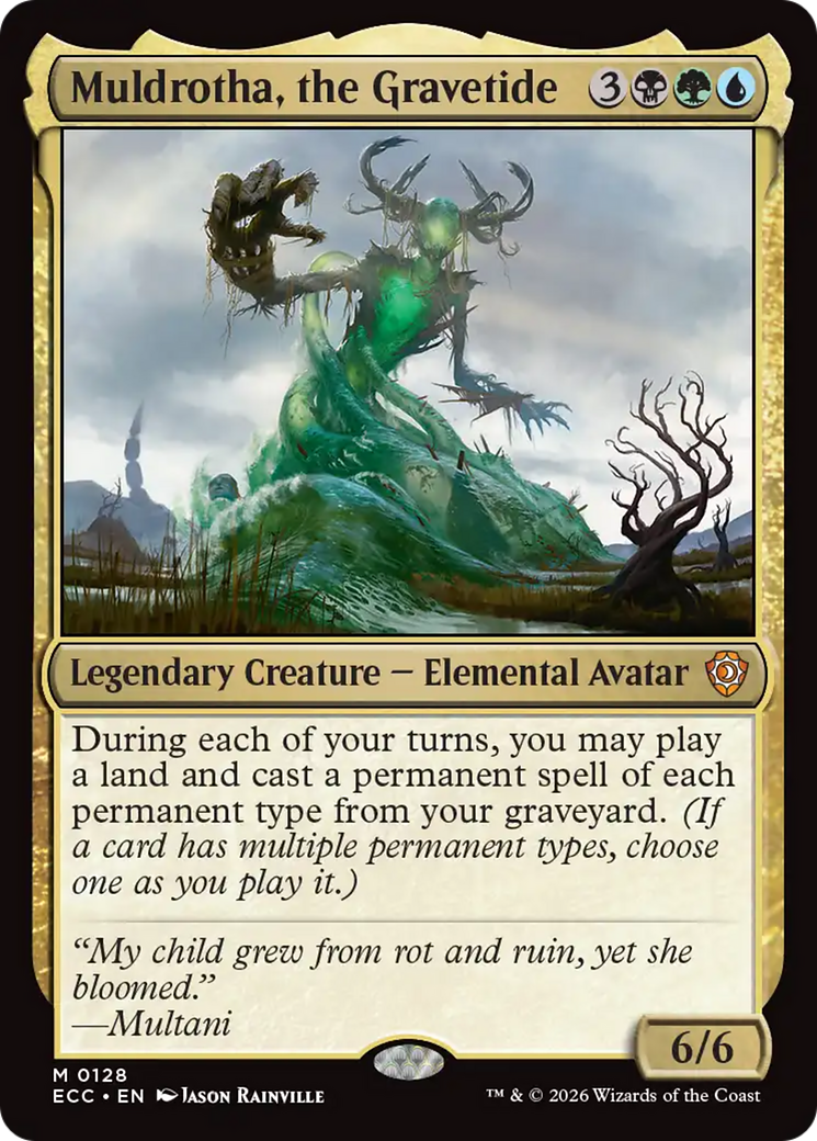 Muldrotha, the Gravetide [Lorwyn Eclipsed Commander] | Lots Moore NSW