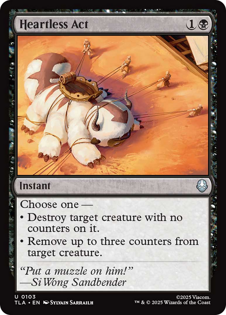 Heartless Act [Avatar: The Last Airbender] | Lots Moore NSW