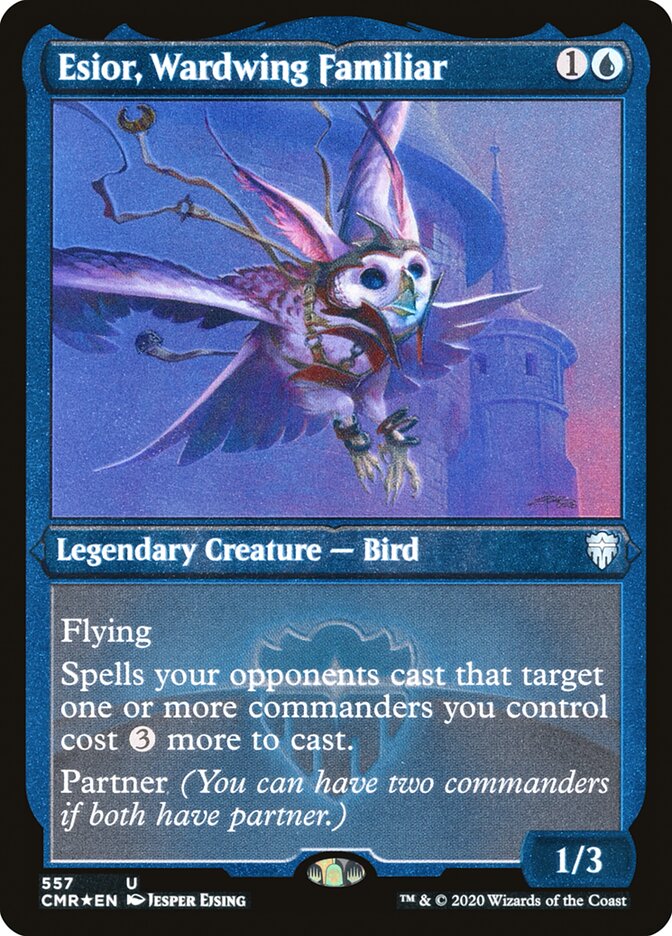 Esior, Wardwing Familiar (Etched) [Commander Legends] | Lots Moore NSW