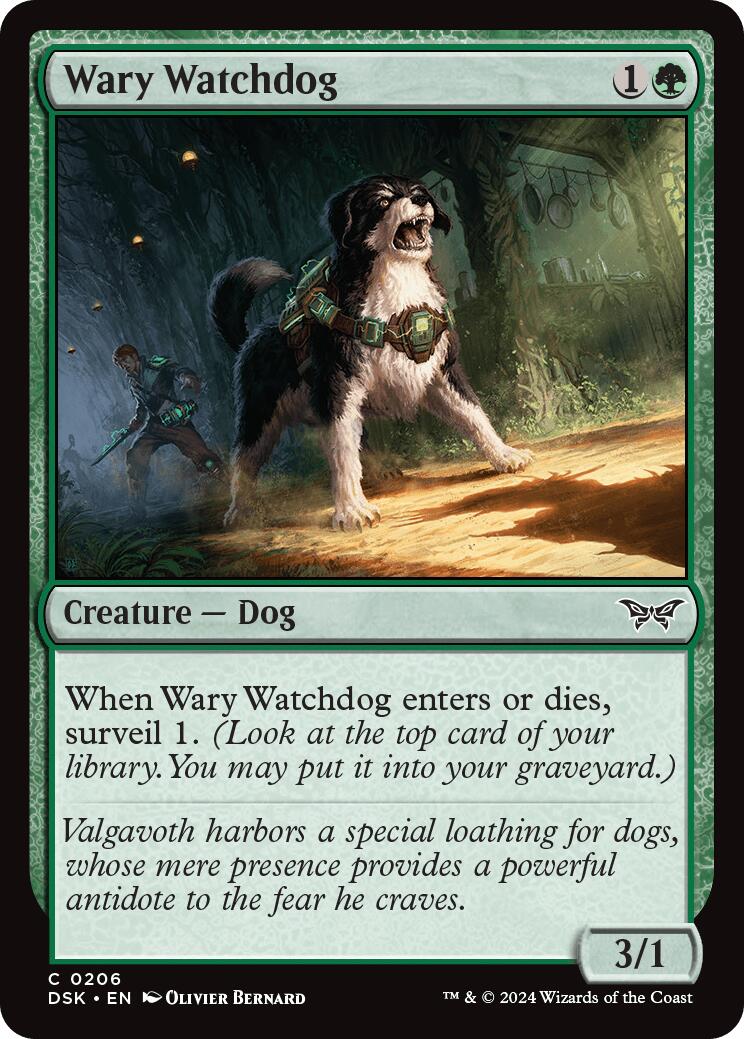 Wary Watchdog [Duskmourn: House of Horror] | Lots Moore NSW