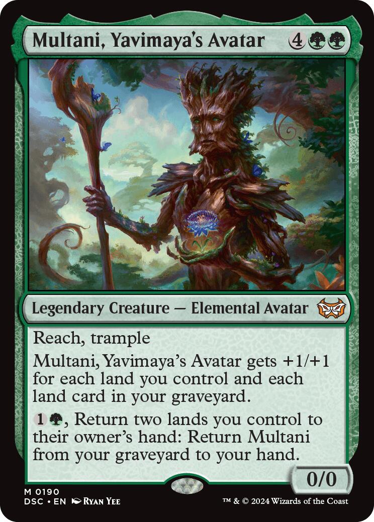 Multani, Yavimaya's Avatar [Duskmourn: House of Horror Commander] | Lots Moore NSW