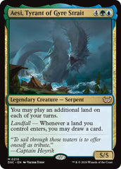 Aesi, Tyrant of Gyre Strait [Duskmourn: House of Horror Commander] | Lots Moore NSW