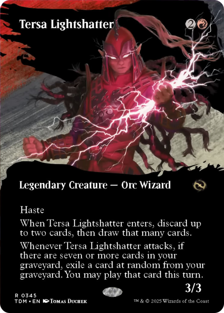Tersa Lightshatter (Borderless) [Tarkir: Dragonstorm] | Lots Moore NSW