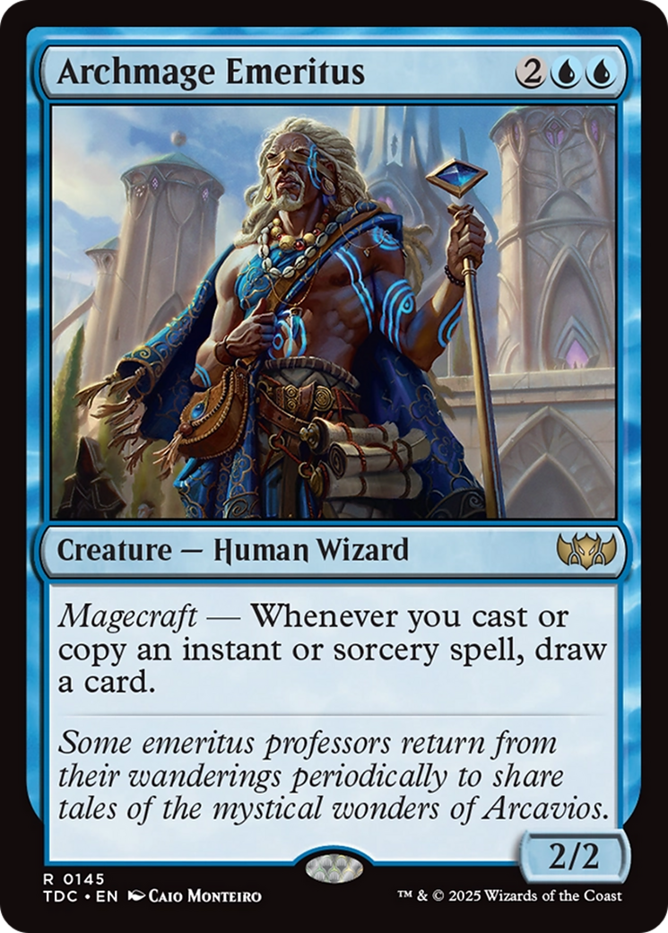 Archmage Emeritus [Tarkir: Dragonstorm Commander] | Lots Moore NSW