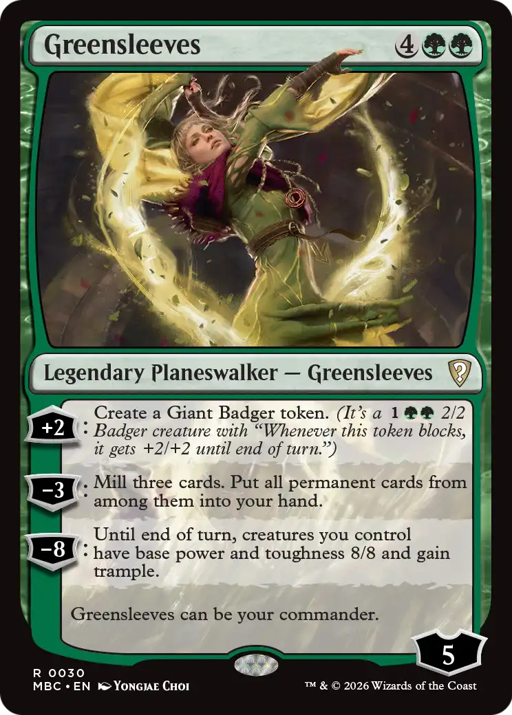 Greensleeves [Mystery Booster: Commander Edition] | Lots Moore NSW