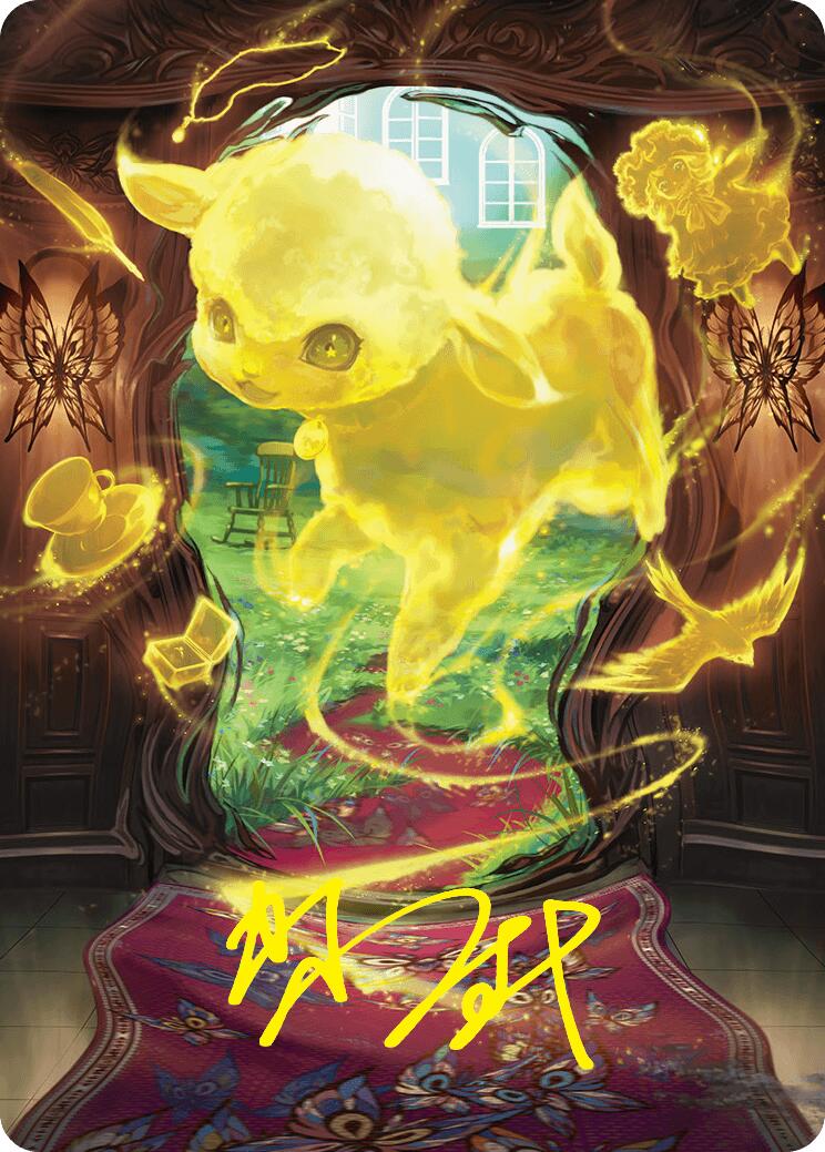 Enduring Innocence Art Card (Gold-Stamped Signature) [Duskmourn: House of Horror Art Series] | Lots Moore NSW