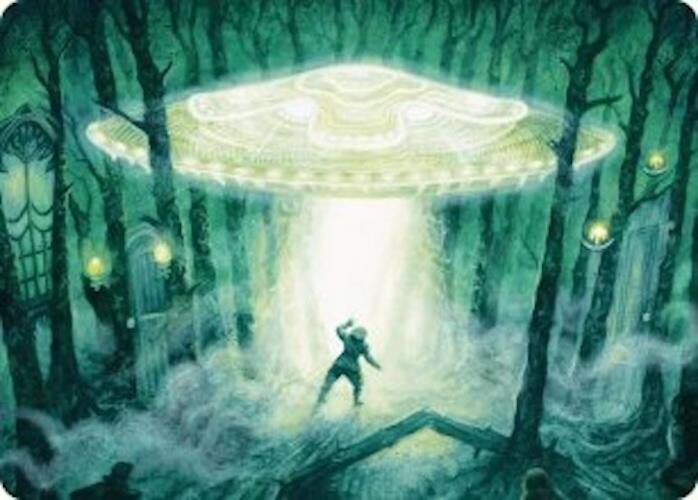 Unidentified Hovership Art Card [Duskmourn: House of Horror Art Series] | Lots Moore NSW