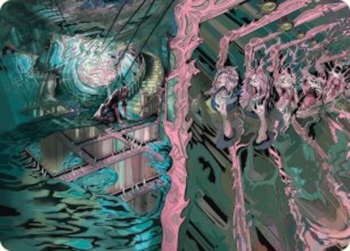 Mirror Room // Fractured Realm Art Card [Duskmourn: House of Horror Art Series] | Lots Moore NSW