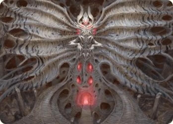 Valgavoth, Terror Eater Art Card [Duskmourn: House of Horror Art Series] | Lots Moore NSW
