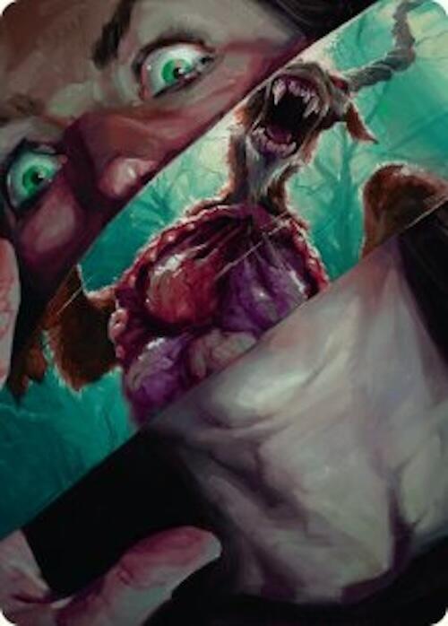 Hauntwoods Shrieker Art Card [Duskmourn: House of Horror Art Series] | Lots Moore NSW
