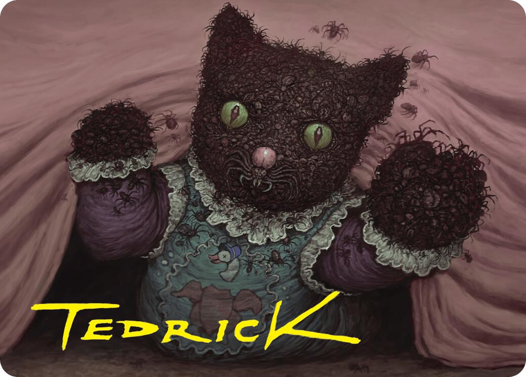 Twitching Doll Art Card (Gold-Stamped Signature) [Duskmourn: House of Horror Art Series] | Lots Moore NSW