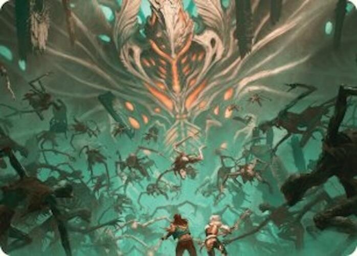 Valgavoth's Onslaught Art Card [Duskmourn: House of Horror Art Series] | Lots Moore NSW