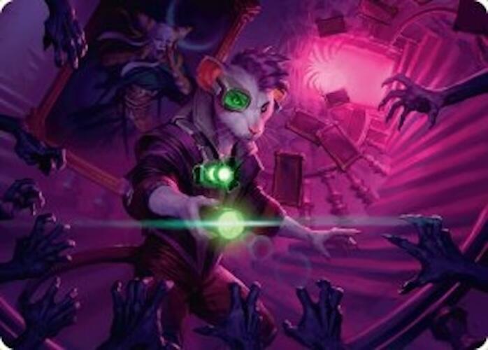 Nashi, Searcher in the Dark Art Card (21/54) [Duskmourn: House of Horror Art Series] | Lots Moore NSW