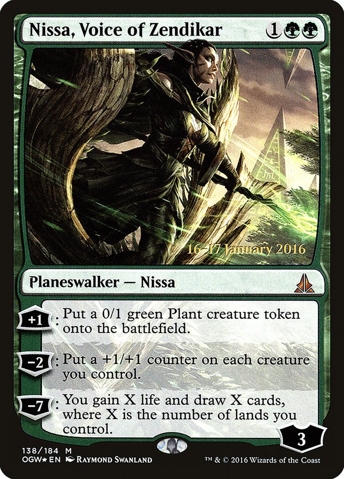 Nissa, Voice of Zendikar [Oath of the Gatewatch Prerelease Promos] | Lots Moore NSW