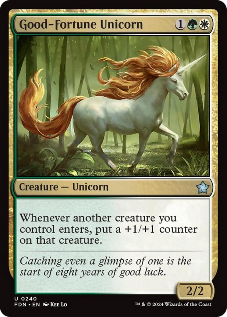 Good-Fortune Unicorn [Foundations] | Lots Moore NSW