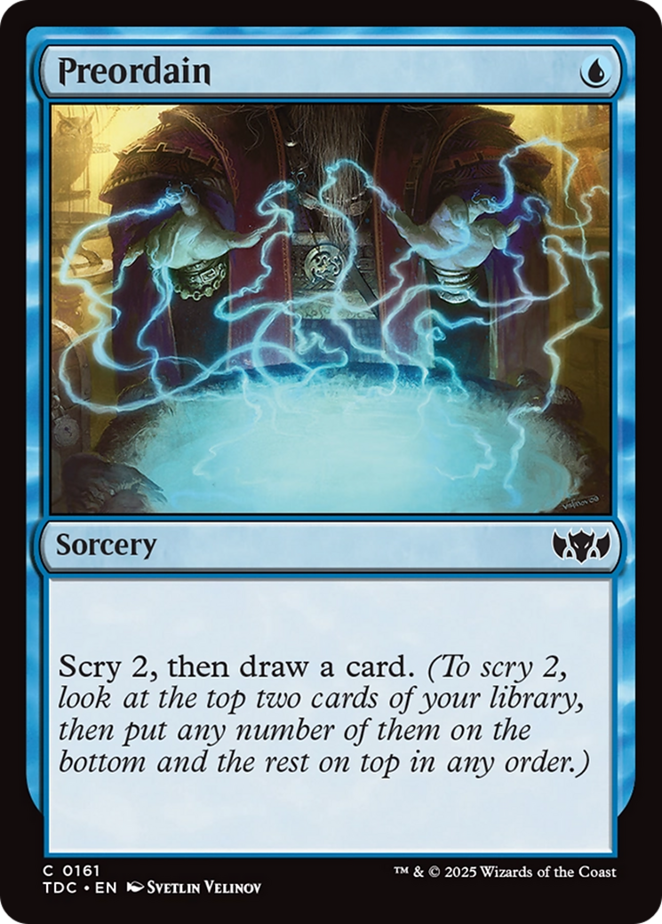Preordain [Tarkir: Dragonstorm Commander] | Lots Moore NSW