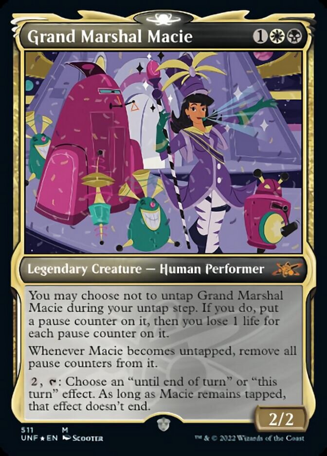 Grand Marshal Macie (Showcase) (Galaxy Foil) [Unfinity] | Lots Moore NSW