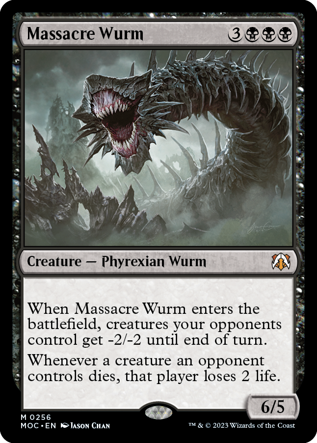 Massacre Wurm [March of the Machine Commander] | Lots Moore NSW