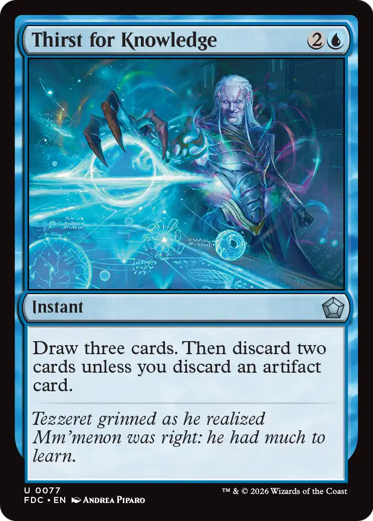 Thirst for Knowledge [Foundations Commander] | Lots Moore NSW