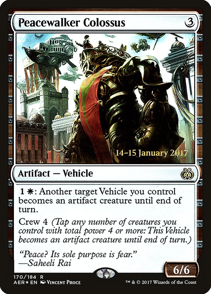 Peacewalker Colossus [Aether Revolt Prerelease Promos] | Lots Moore NSW