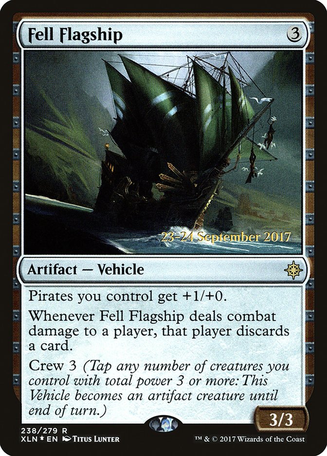Fell Flagship [Ixalan Prerelease Promos] | Lots Moore NSW
