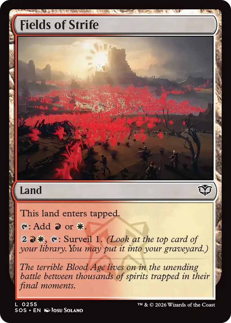 Fields of Strife [Secrets of Strixhaven] | Lots Moore NSW