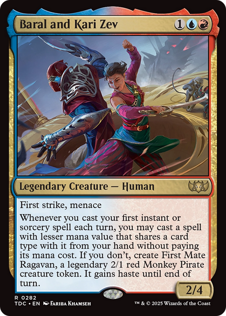 Baral and Kari Zev [Tarkir: Dragonstorm Commander] | Lots Moore NSW