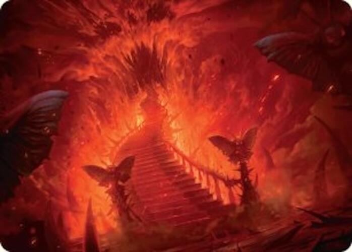 Mountain Art Card [Duskmourn: House of Horror Art Series] | Lots Moore NSW
