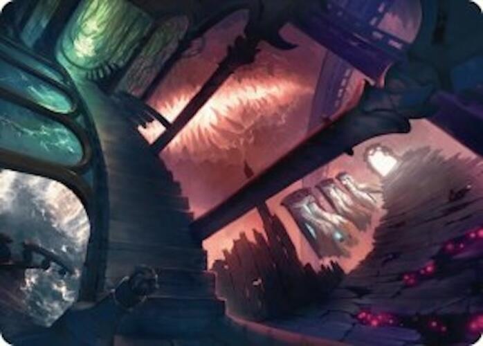 Terramorphic Expanse Art Card [Duskmourn: House of Horror Art Series] | Lots Moore NSW
