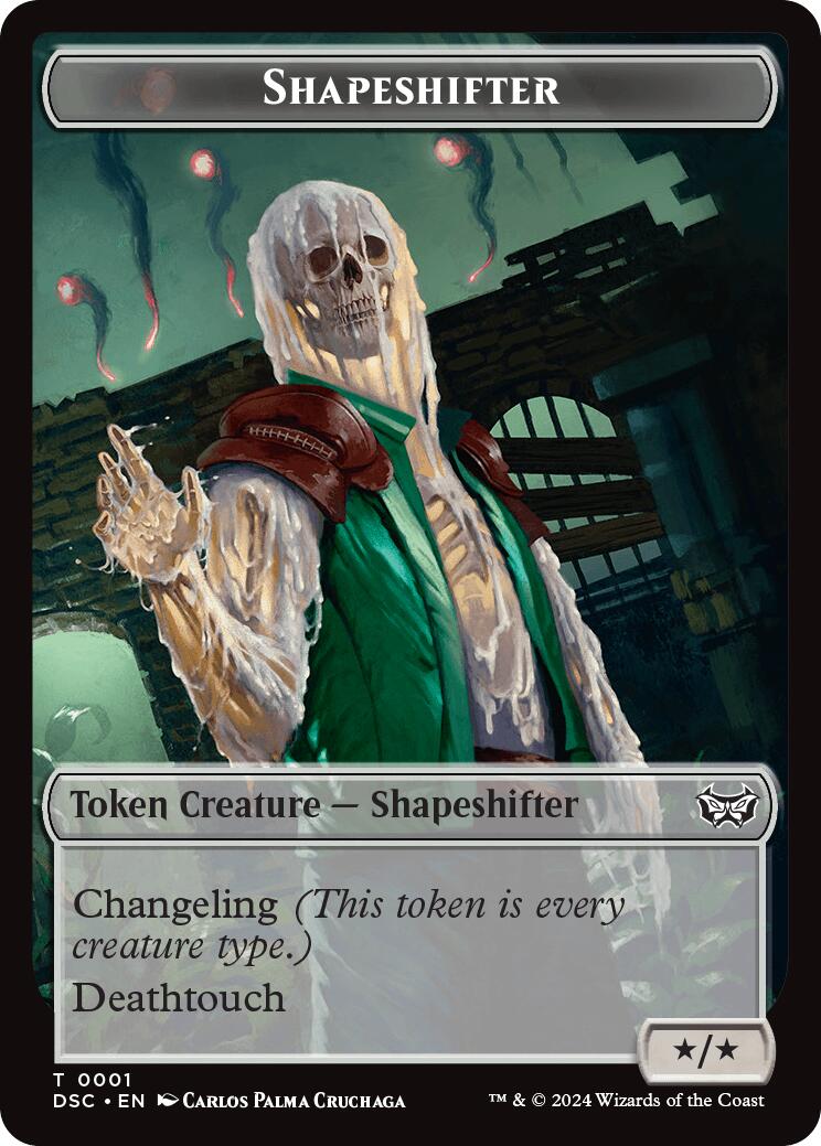 Shapeshifter // Insect (0022) Double-Sided Token [Duskmourn: House of Horror Commander Tokens] | Lots Moore NSW