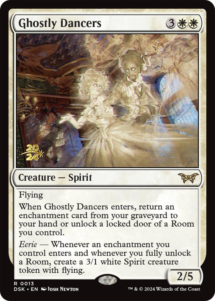 Ghostly Dancers [Duskmourn: House of Horror Prerelease Promos] | Lots Moore NSW