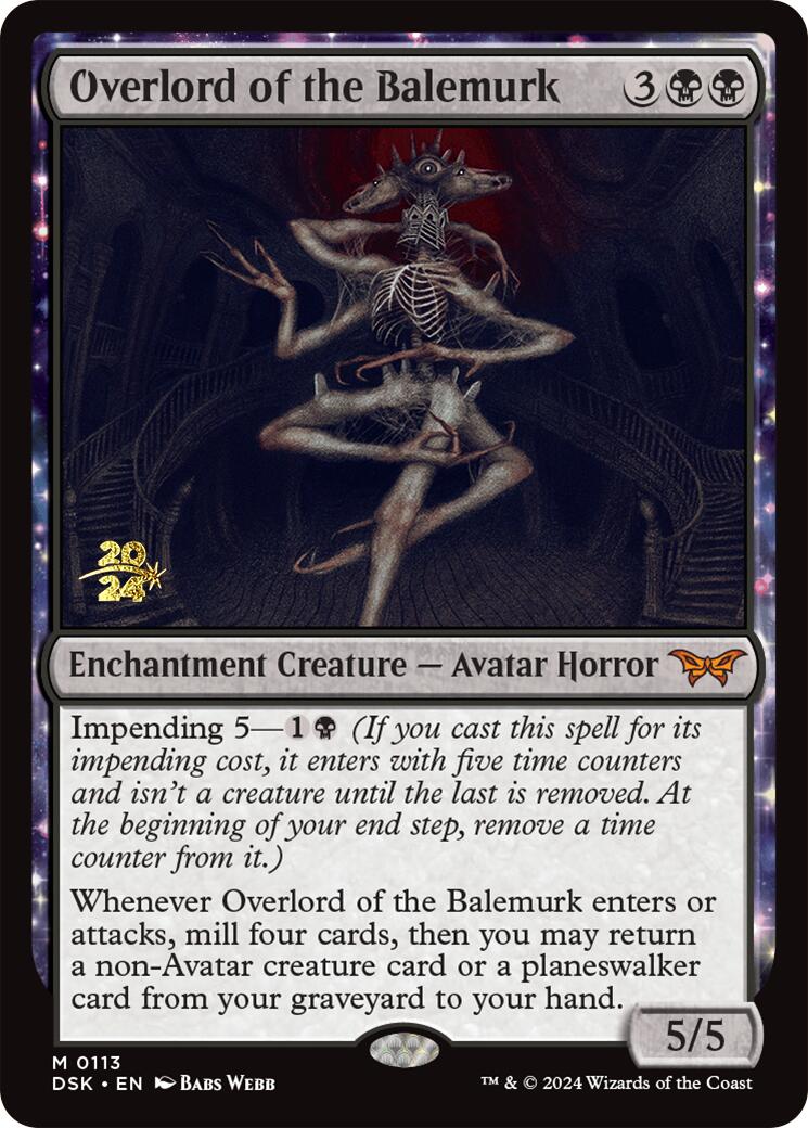 Overlord of the Balemurk [Duskmourn: House of Horror Prerelease Promos] | Lots Moore NSW