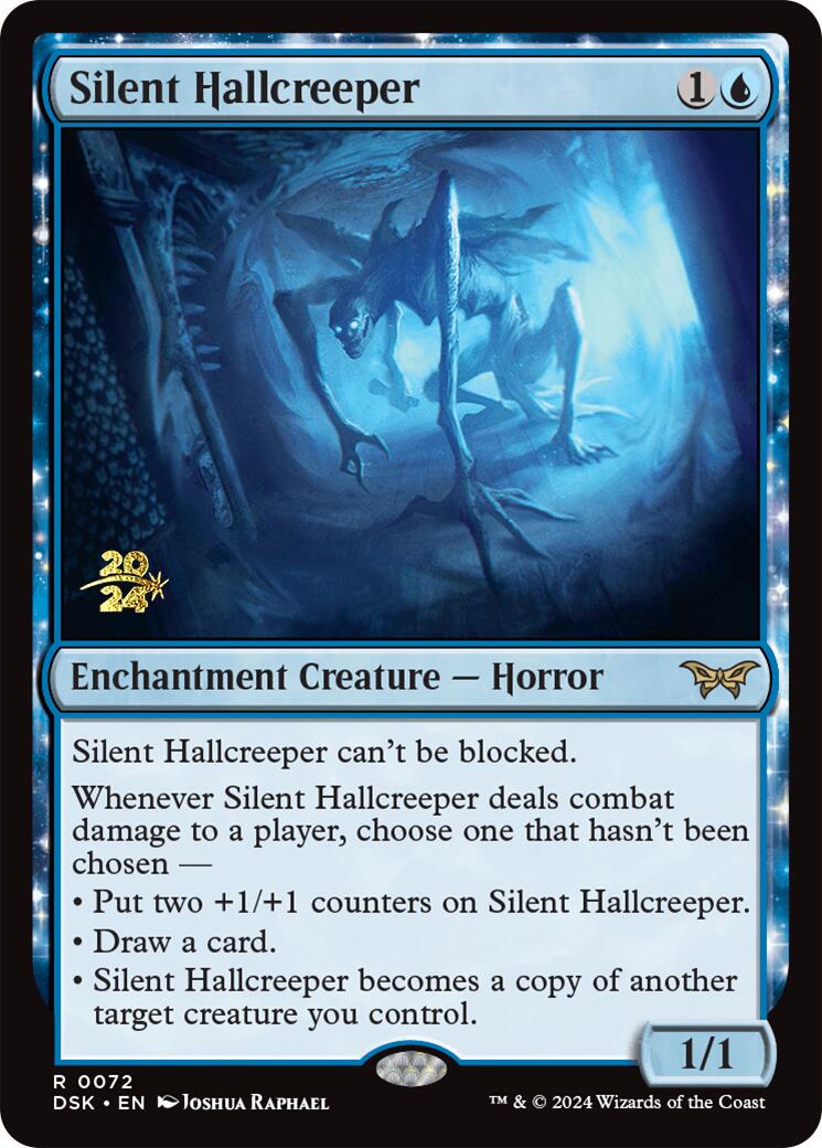 Silent Hallcreeper [Duskmourn: House of Horror Prerelease Promos] | Lots Moore NSW