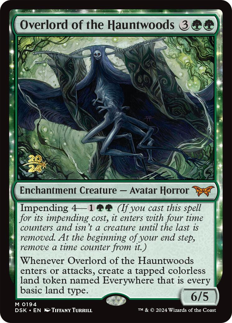 Overlord of the Hauntwoods [Duskmourn: House of Horror Prerelease Promos] | Lots Moore NSW