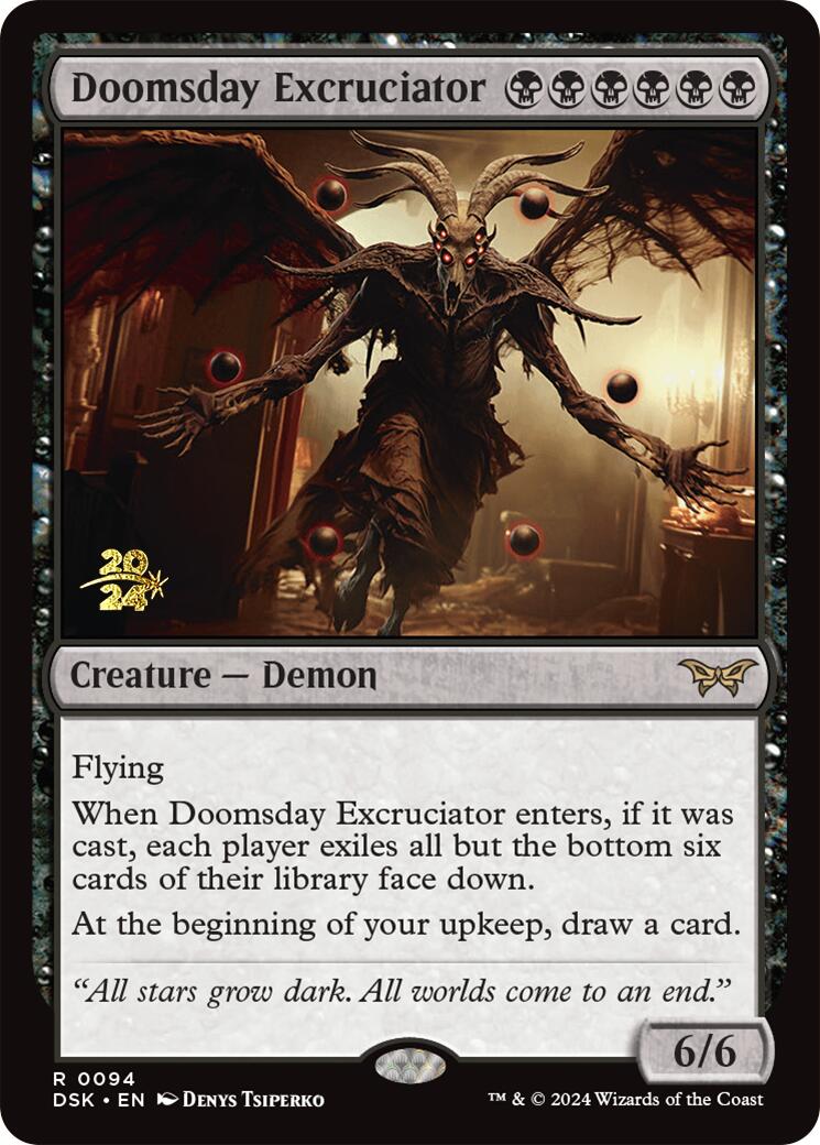 Doomsday Excruciator [Duskmourn: House of Horror Prerelease Promos] | Lots Moore NSW