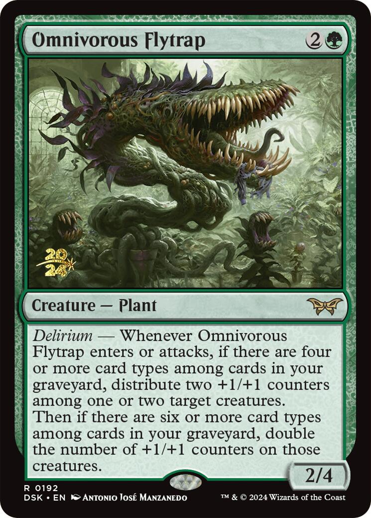 Omnivorous Flytrap [Duskmourn: House of Horror Prerelease Promos] | Lots Moore NSW