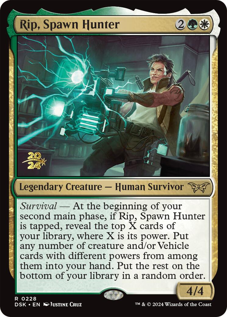 Rip, Spawn Hunter [Duskmourn: House of Horror Prerelease Promos] | Lots Moore NSW