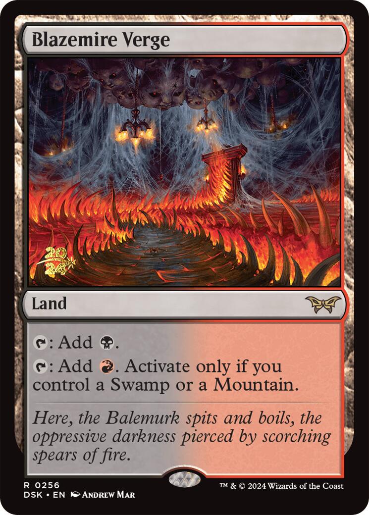 Blazemire Verge [Duskmourn: House of Horror Prerelease Promos] | Lots Moore NSW