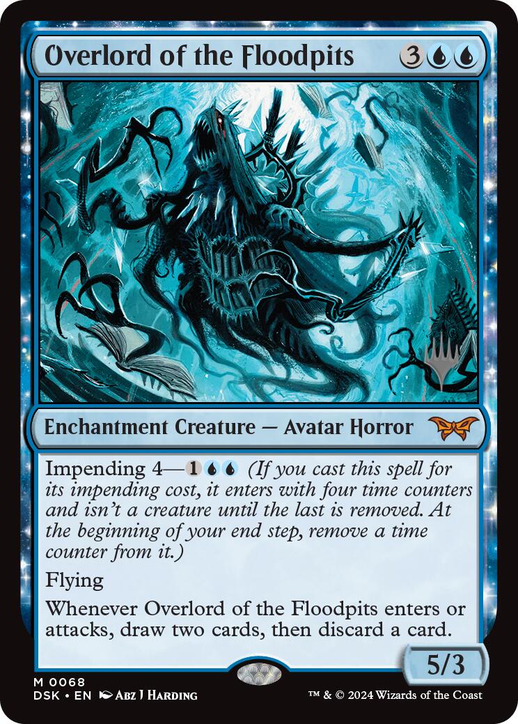 Overlord of the Floodpits [Duskmourn: House of Horror Promos] | Lots Moore NSW