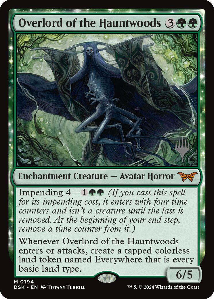 Overlord of the Hauntwoods [Duskmourn: House of Horror Promos] | Lots Moore NSW