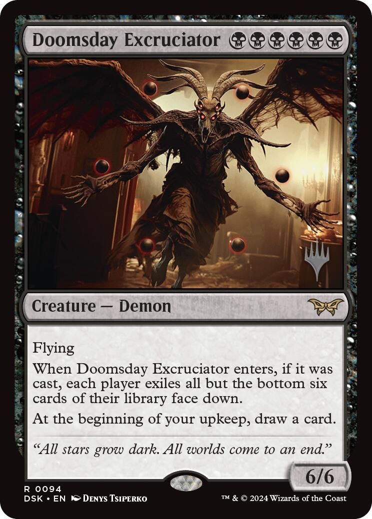 Doomsday Excruciator [Duskmourn: House of Horror Promos] | Lots Moore NSW